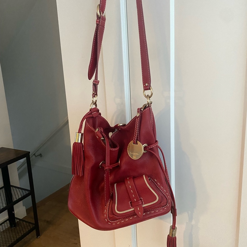 Red Lancet Paris Flirt Leather Handbag